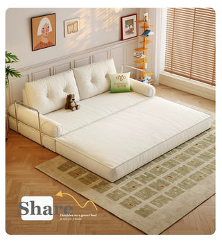 Doubles as a guest bed