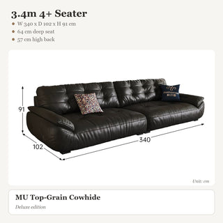 3.4m 4+ Seater