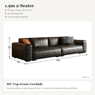 1.9m 2-Seater