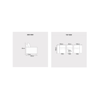 Arvenor Fabric Slider Sofa by Esteller (Pet Friendly & Easy Clean)