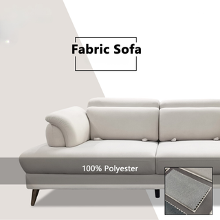 Lymor Fabric Adjustable Backrest & Headrest Sofa by Esteller