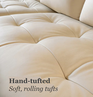 Hand-tufted seat