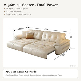 2.96m 4+ Seater · Dual Power