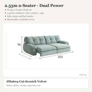2.53m 2-Seater · Dual Power