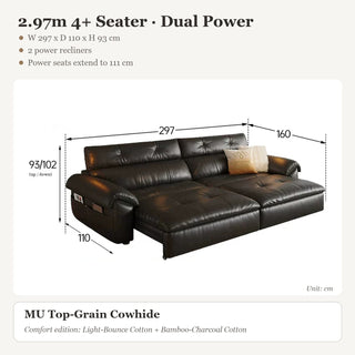 2.97m 4+ Seater · Dual Power