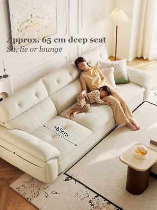 Approx. 65 cm deep seat