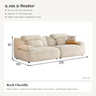 2.1m 2-Seater