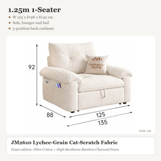 1.25m 1-Seater