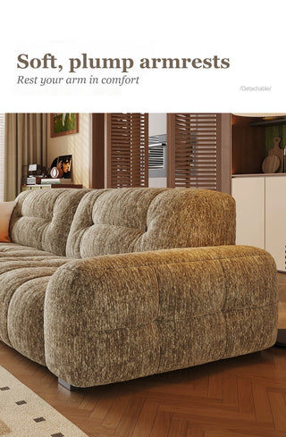Soft, plump armrests