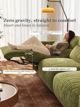 Zero-gravity recline