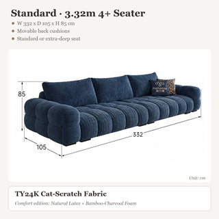 Standard · 3.32m 4+ Seater