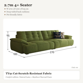2.7m 4+ Seater