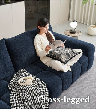 Sit cross-legged