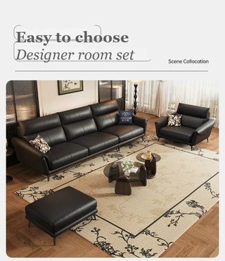 Sofa, armchair and footstool