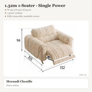 1.32m 1-Seater · Single Power