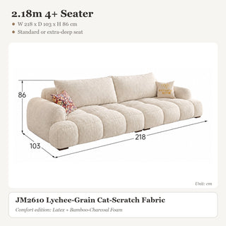 2.18m 4+ Seater