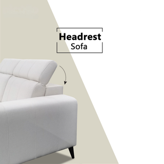 Havos Fabric Recliner Sofa by Esteller (Pet Friendly & Easy Clean)