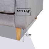 Orlinor Fabric Sofa by Esteller (Pet Friendly & Easy Clean)