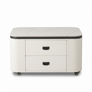 Dinelle Coffee Table (White, Grey)