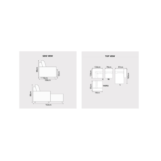 Nestor Fabric Adjustable Headrest Recliner Corner Sofa by Esteller (Pet Friendly & Easy Clean)