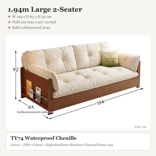 1.94m Large 2-Seater