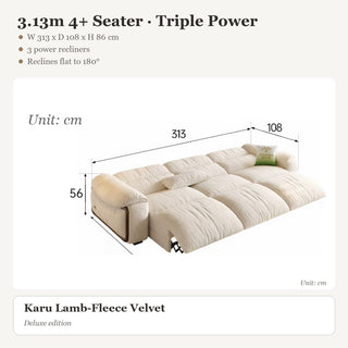 3.13m 4+ Seater · Triple Power