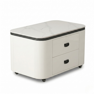 Dinelle Coffee Table (White, Grey)