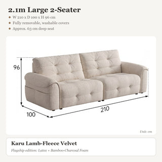 2.1m Large 2-Seater
