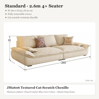 Standard · 2.6m 4+ Seater