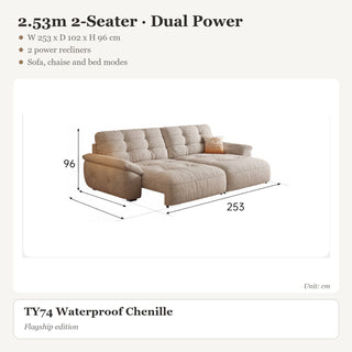 2.53m 2-Seater · Dual Power