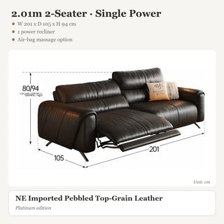 2.01m 2-Seater · Single Power
