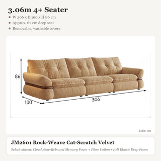 3.06m 4+ Seater