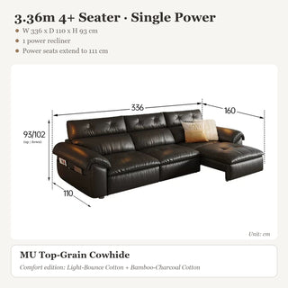 3.36m 4+ Seater · Single Power