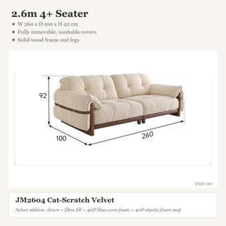 2.6m 4+ Seater