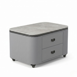 Dinelle Coffee Table (White, Grey)
