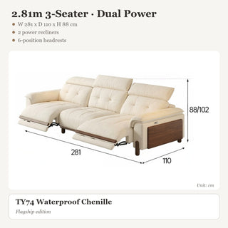 2.81m 3-Seater · Dual Power