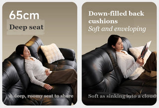 65 cm deep seat