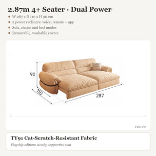 2.87m 4+ Seater · Dual Power
