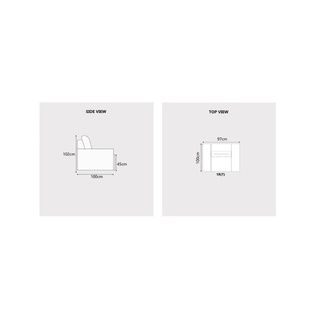 Morrel Fabric Recliner Sofa by Esteller (Pet Friendly & Easy Clean)