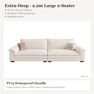 Extra-Deep · 2.2m Large 2-Seater