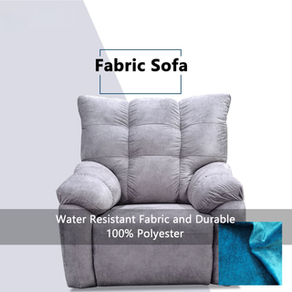 Morrel Fabric Recliner Sofa by Esteller (Pet Friendly & Easy Clean)