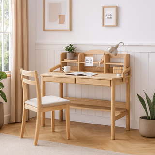 Duke Wooden Study Table (120cm)