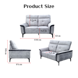 Jodie Fabric Sofa by Esteller (Pet Friendly & Easy Clean)