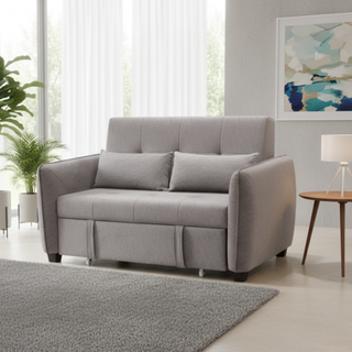 Jalene Fabric Sofa Bed (143cm) (Water Repellent & Pet Friendly)