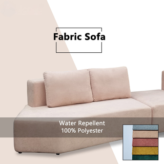 Taviel Fabric Sectional Sofa by Esteller (Pet Friendly & Easy Clean)