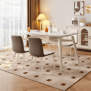 Verilon White Extendable Dining Set by Esteller