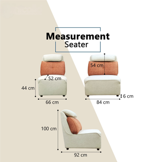 Havor Fabric Adjustable Headrest Sofa by Esteller (Pet Friendly & Easy Clean)