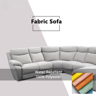 Yanor Fabric L-Shaped Corner Sofa (Sectional) by Esteller (Pet Friendly & Easy Clean)