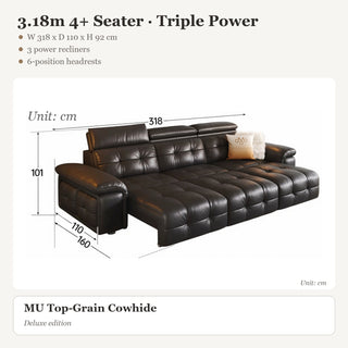 3.18m 4+ Seater · Triple Power