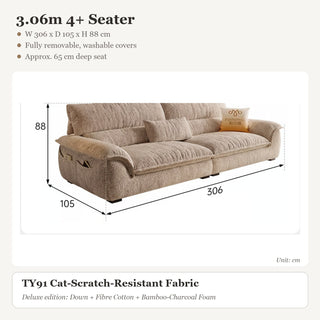 3.06m 4+ Seater